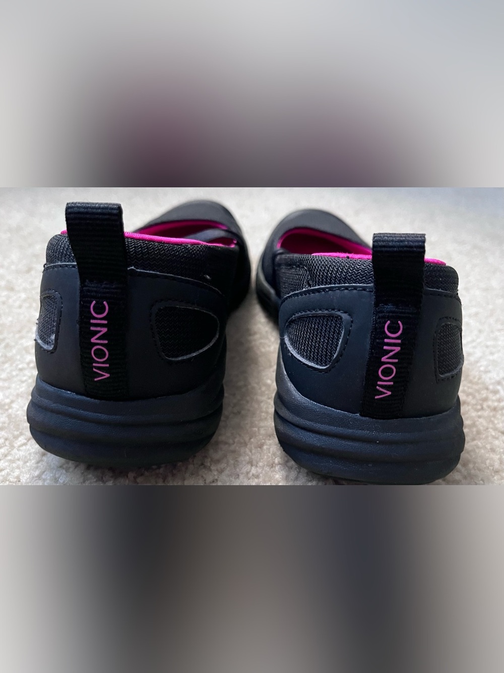 Vionic Agile Opal slip on Mary Jane sneakers flats black 8 - Picture 6 of 9